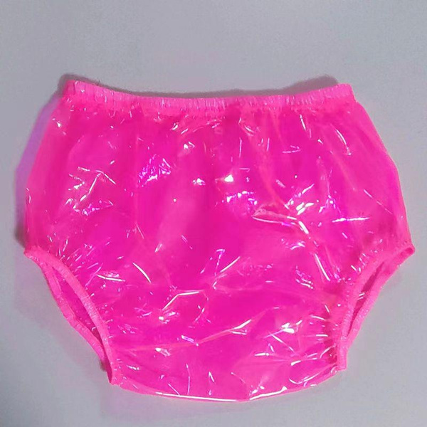PVC Adult Diaper Cover Pants ABDL Adult Diaper Pants Cover Reusable ...