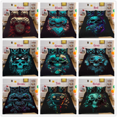 skullbedding, bedroomdecor, Home Decor, Gifts
