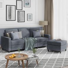 lshapedcouch, sectionalsofa, Office, greycouch
