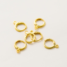 Brass, Earring, Jewelry, gold