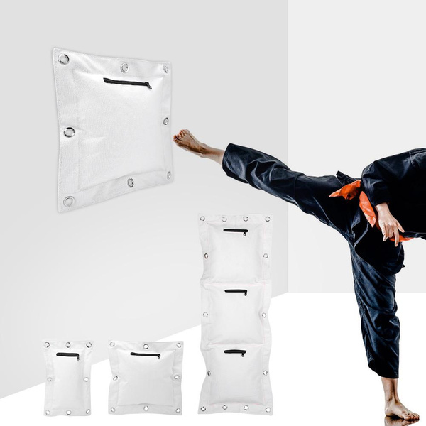 Hanging Punch Bag Wing Chun Wall Canvas Punch Empty Sand Bag Target With Zipper For Filled Punch Bag-660019