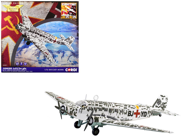 Avion Miniature Corgi 1/72 Junkers Ju52 Medical Aircraft Stalingrad 1942 - AA36911