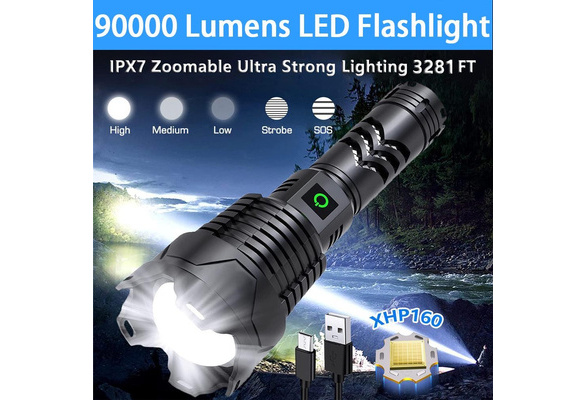 LED Flashlights,Super Bright for Camping and Hiking with IPX7