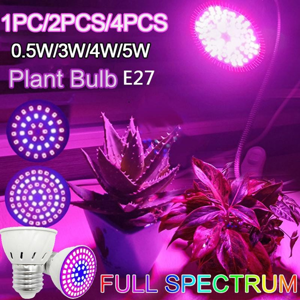 1PC/2PCS/4PCS Full spectrum Plants Grow LED bulbs Lamp lighting for