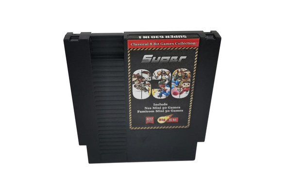 Super 630 in 1 NES Collection MultiCart PAL/USA English Version Video Game  Cartridge For 8 Bit NES Classic Console