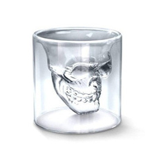 glasscup, whiskeygla, skull, Cup