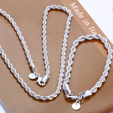 Rope, Silver Jewelry, Fashion, 925 sterling silver