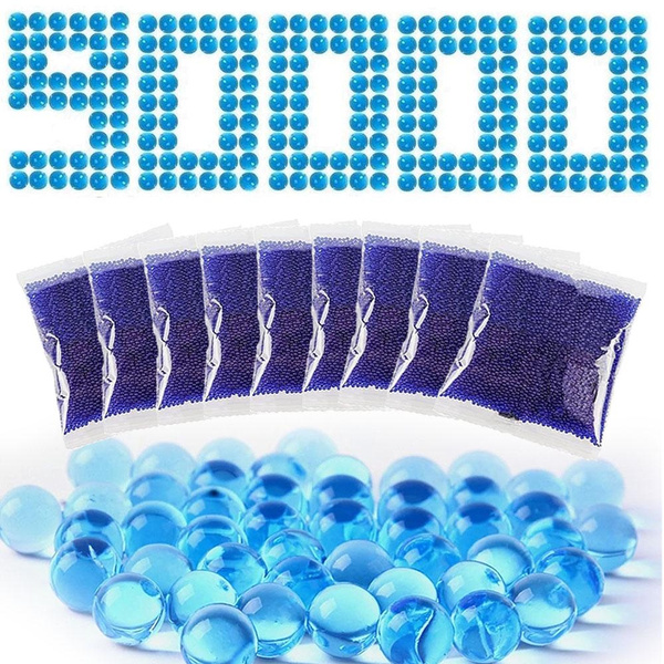 Water Beads Blue Refill Ammo (6 Pack-10,000 Per Pack) 7-8mm Water