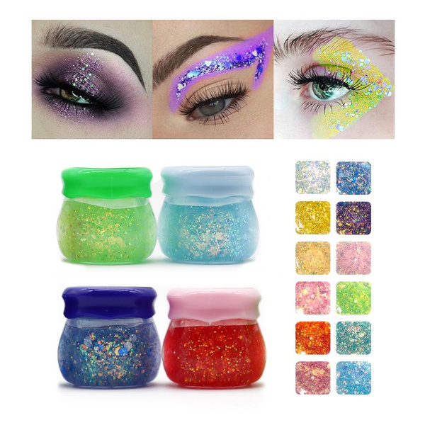 Crushed diamond single color eyeshadow stage makeup eyeshadow liquid