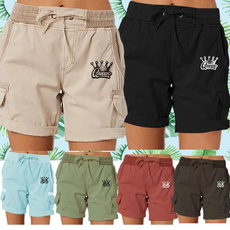 Summer, Beach Shorts, high waist, printed