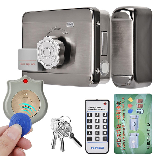 ID card lock Lock Single-head Control Lock Lock Electric Control Smart ...