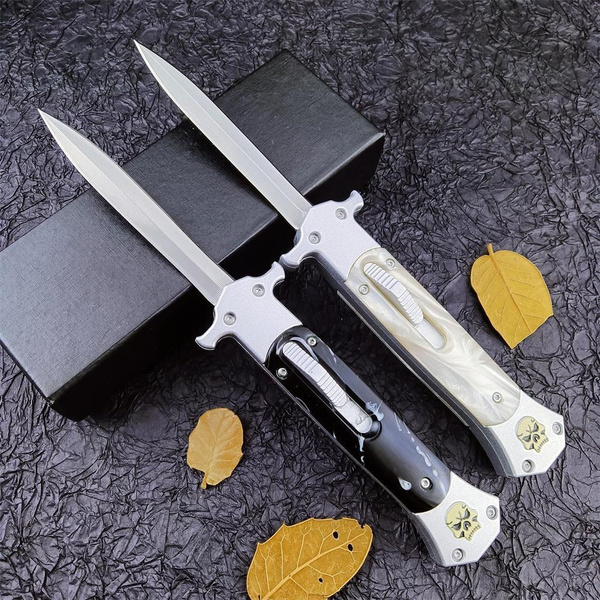 NEW 9'' AKC Mafia OTF Automatic Knife OutTheFront Stiletto 440C