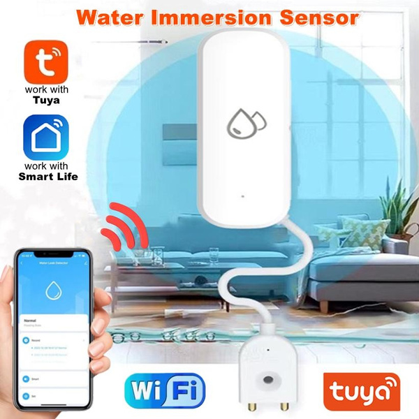 Tuya Smart WiFi Water Leak Sensor Flood Leakage Level Overflow Detector ...