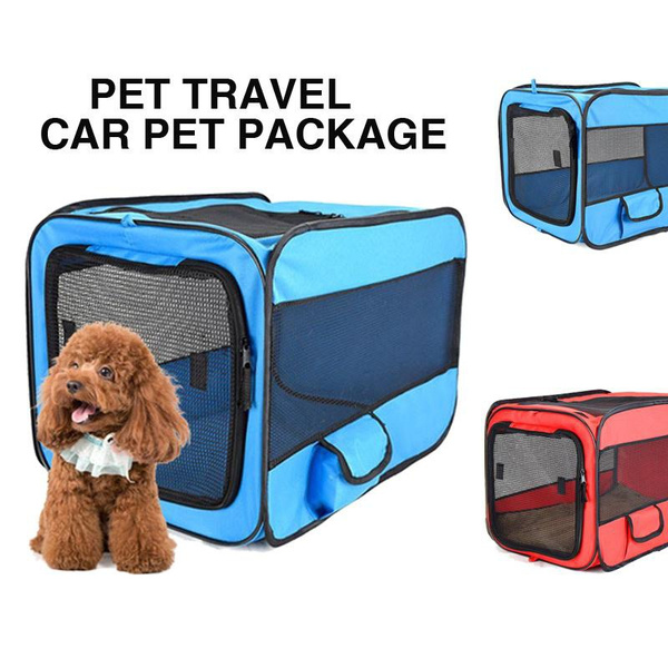2023 CarMounted Kennel Outing Travel Collapsible Dog Cage Pet Isolation Space Pet Carrier