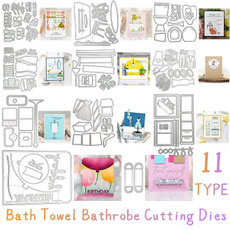 papercarddecoration, bathtub, Towels, Metal