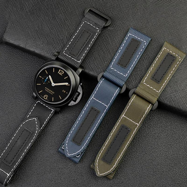 PAM01118 PAM01119 Nylon Watch Band for Panerai Canvas Leather