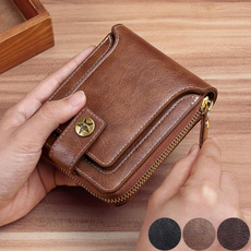 card holder, Wallet, leather bag, Men