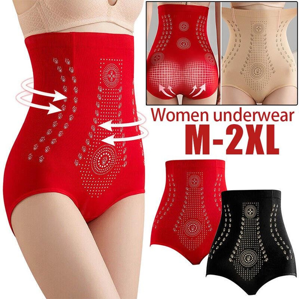 Women Underpants Highly Resilient Tummy Control One-piece Moulding Hip Lift High Waists Negative