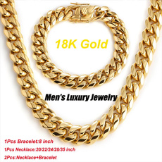 goldplated, hip hop jewelry, gold, Stainless Steel