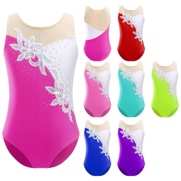 Girls Two Piece Dancewear Ballet Suit Sleeveless Dance Leotards With Shorts Gymnastics Suit Athletic Activewear Jumpsuit Outfits – Buy The Best Products In The Online Store - Foto 14