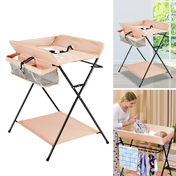Baby Diapers Changing Table Folding Baby Massage Table Mobile Changing