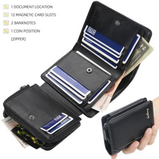 shortwallet, slim, genuine leather, Credit Card Holder