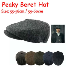 Warm Hat, Fashion, Winter, Newsboy Caps
