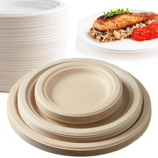 Plates, biodegradable, Picnic, camping