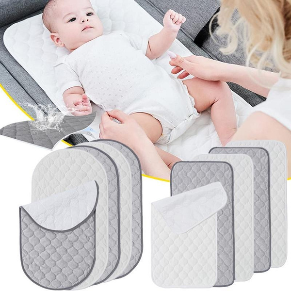 Baby Changing Pad,waterproof Reusable Bamboo Quilted Thicker Bedding 