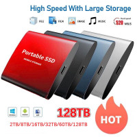 2023 Disque Dur Externe Haute Vitesse Chaud 500 Go 1 To 2 To 4 To 8 To  USB3.1 SSD 2.5 Pouces Portable SSD 16 To Disque Dur Pour Ordinateurs  Portables PS4 Du 22,36 €