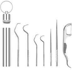 Steel, Set, portable, toothpick