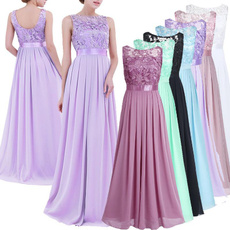 gowns, Lace, chiffon, Evening Dress
