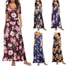 Summer, long skirt, Fashion, Sleeve