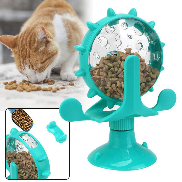 Dog Leaky Food Feeder Toys Interactive Rotatable Wheel Toy for Kitty Cat  Dog Pet Products Accessories Dog Feeders Cat Feeder