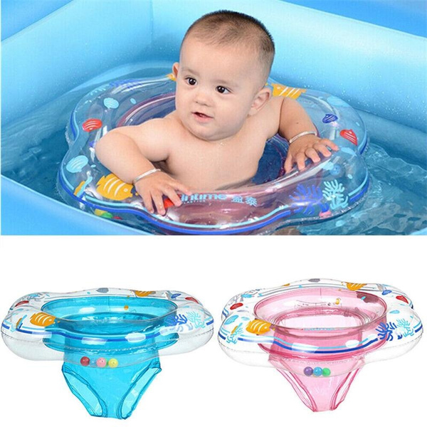 Baby Kids Inflatable Swimming Float Ring Pool Infant Bath Safety Aid Water Raft Wish