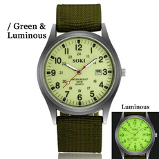 Fashion, watches for men, nylonstrapwatch, Army