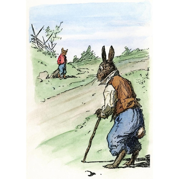 Harris: Uncle Remus, 1895. /Nbrer Rabbit And Brer Fox. Pen-And-Ink ...