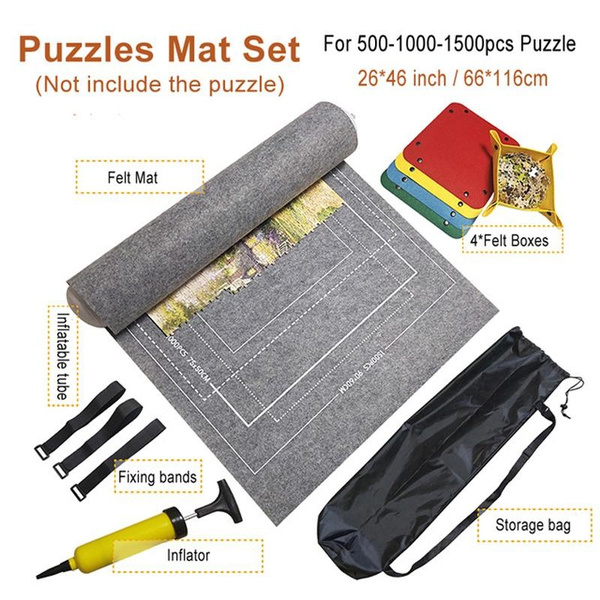 Thicken Puzzles Mat set Jigsaw Roll Mat Playmat Large 500 1500 3000pcs