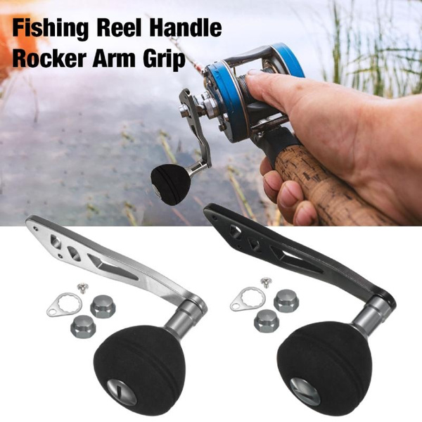 1 Set Baitcasting Power Handle, Metal Fishing Reel Handle EVA Knob Grip  Replacement for Spinning Reel Rocker Arm Accessories