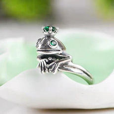 party, Jewelry, greenzirconring, vintage ring