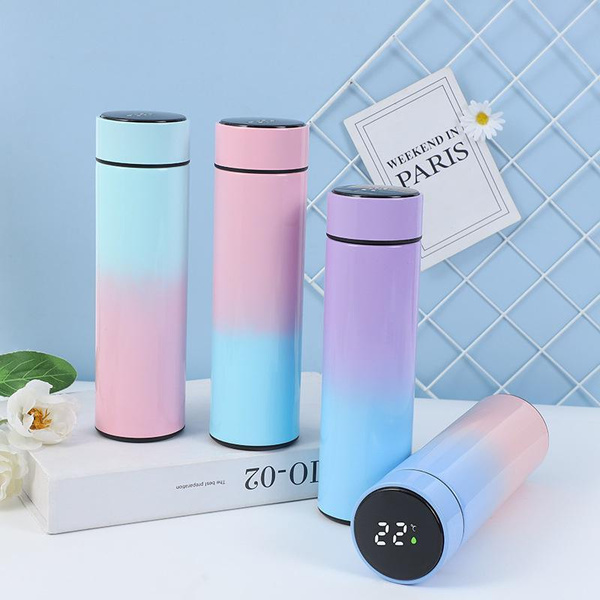 Stainless Steel Thermos Temperature Display Smart Water Bottle