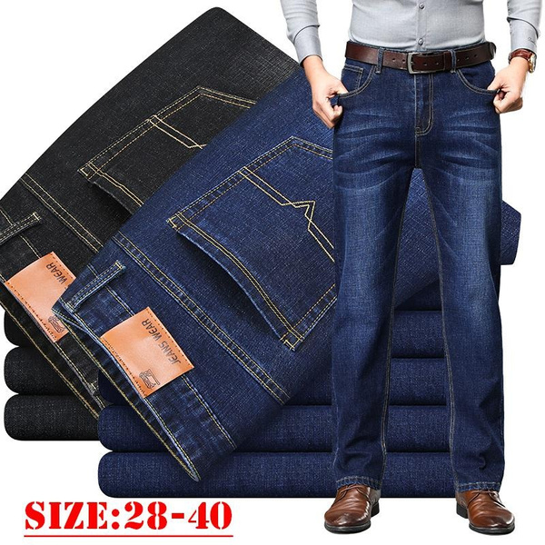 High Quality Men Fashion Jeans Slim Fit Classic Denim Jeans Trousers ...