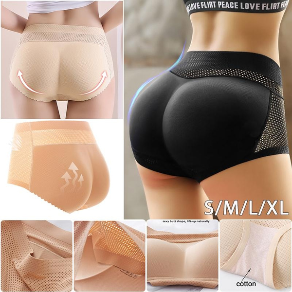 Women Padded Seamless Butt Hip Enhancer Sexy Butt Pads Buttocks Panties  Shaper Buttocks with Push-up Lifter Lingerie