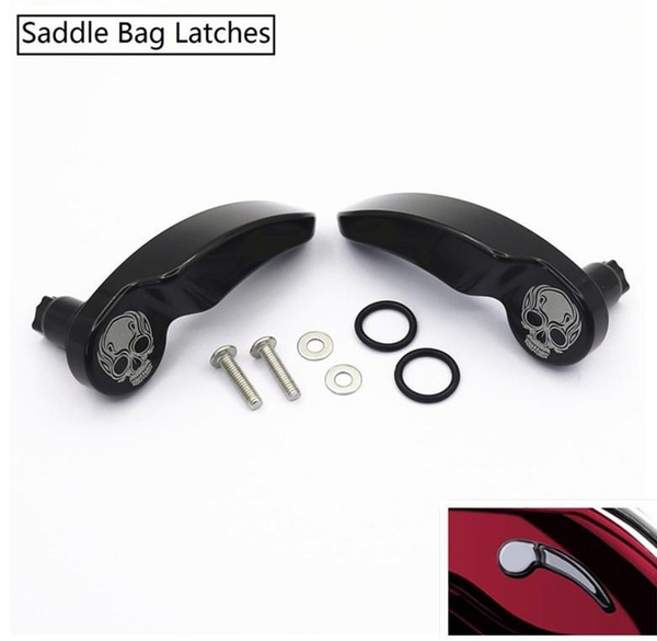 Saddle Bag Latch Kit Lifter Compatible For Harley Touring Road King