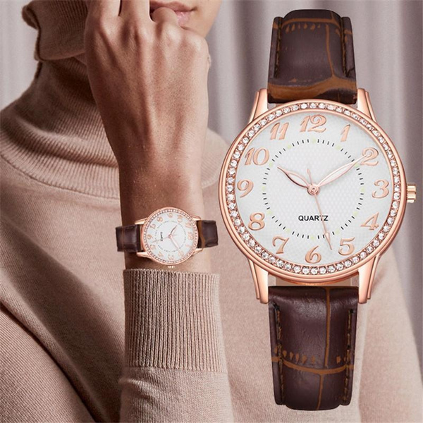 Leather watches for outlet women