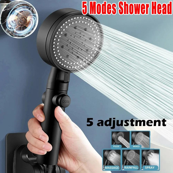 Multifunctional 5speed Ajustable Highpressure Shower Head Onekey