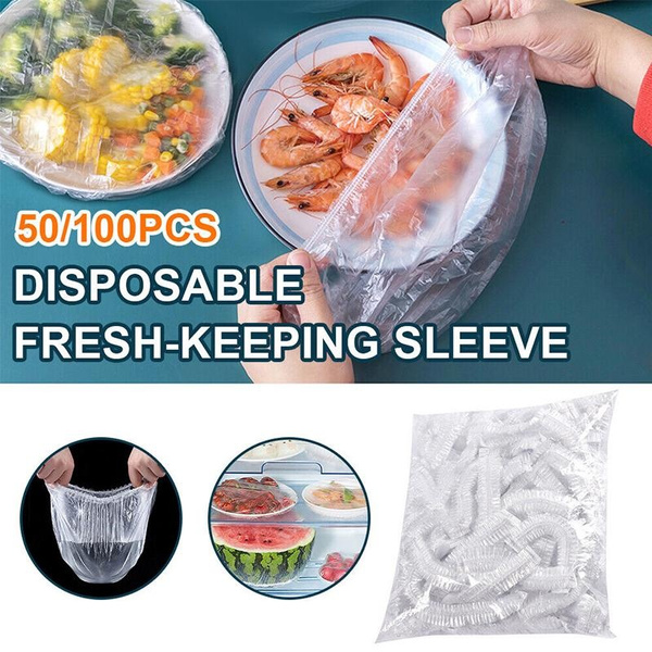 Disposable Food Storage Cover Elastic Fresh Food Covers Stretch