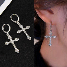 Women, crossearring, Fashion, Dangle Earring