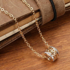 hollowflowernecklace, Chain Necklace, Fashion, Jewelry