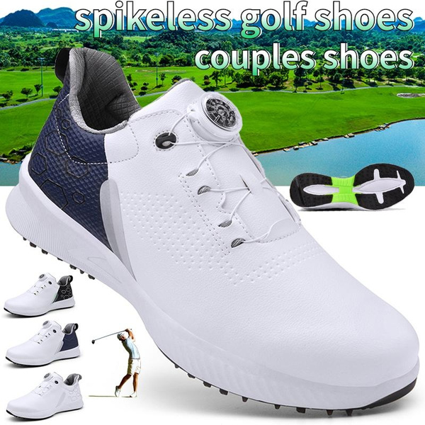 New Professional Spikeless Golf Shoes Waterproof Men Women Luxury Golf
